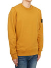 Compass Patch Crew Neck Sweatshirt Orange - STONE ISLAND - BALAAN 4