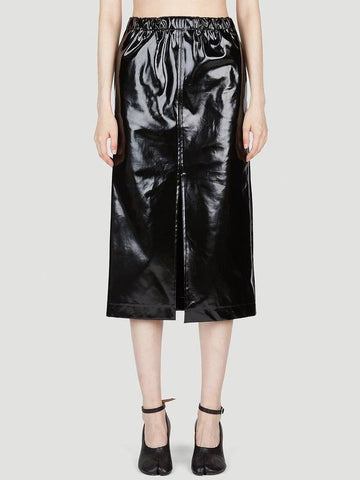 High Shine Midi Skirt S29ME0011 S78362 900 B0110821273 - MAISON MARGIELA - BALAAN 1