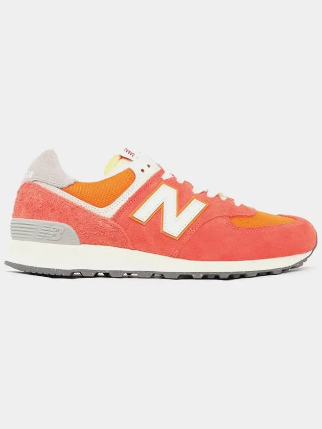 574 Gulf Red Low Top Sneakers Orange - NEW BALANCE - BALAAN 3