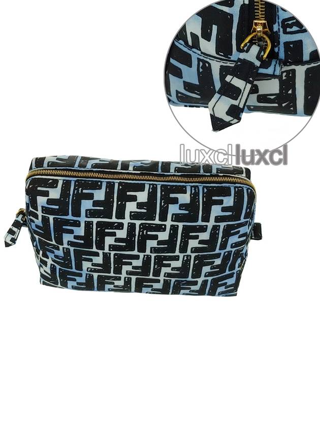 FF Nylon Zipper Pouch 8N0171 - FENDI - BALAAN 6