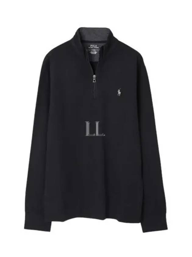 Pony Logo Half Zip-up Sweatshirt Black - POLO RALPH LAUREN - BALAAN 2