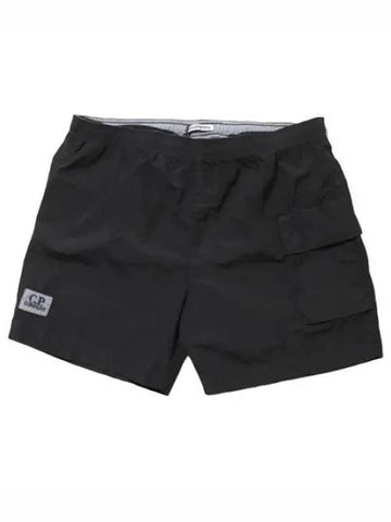 Flat nylon logo patch utility swim pants - CP COMPANY - BALAAN 1