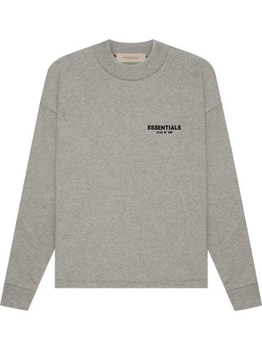 Relaxed Long Sleeve T-Shirt Dark Oatmeal - FEAR OF GOD - BALAAN 1