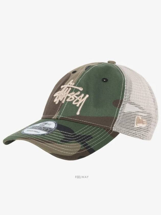 New Era 9Twenty Basic Trucker Cap Worker Shop - STUSSY - BALAAN 2