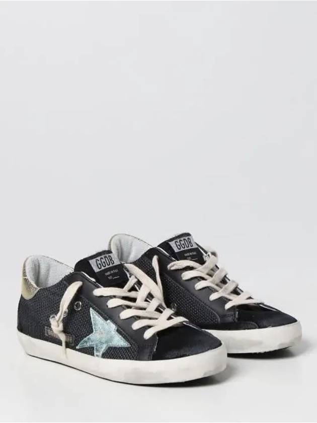 Distressed Superstar Low Top Sneakers Black - GOLDEN GOOSE - BALAAN 5