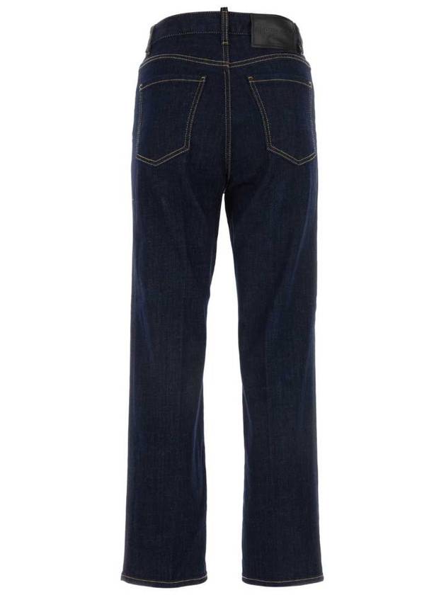 Women's 5 Pocket Crop Jeans Navy - DSQUARED2 - BALAAN 3