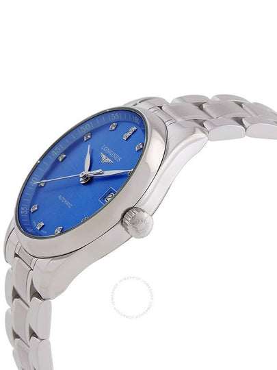 Longines Master Automatic Diamond Blue Dial Ladies Watch L2.357.4.98.6 - LONGINES - BALAAN 2