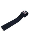 Hector Pointel Knit Silk Tie Navy - THOM BROWNE - BALAAN 4