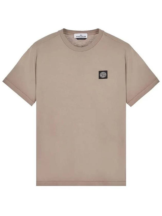 Logo Patch Short Sleeves T-Shirt Dove Grey - STONE ISLAND - BALAAN 2