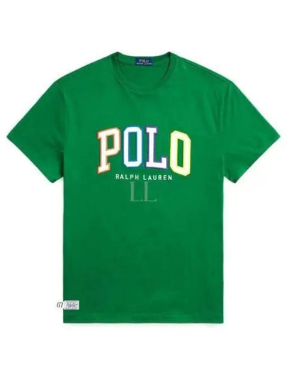 Embroidered Logo Short Sleeve T-Shirt Green - POLO RALPH LAUREN - BALAAN 2