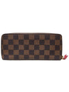 Women s N60534 Damier Canvas Clemence Wallet Long - LOUIS VUITTON - BALAAN 3