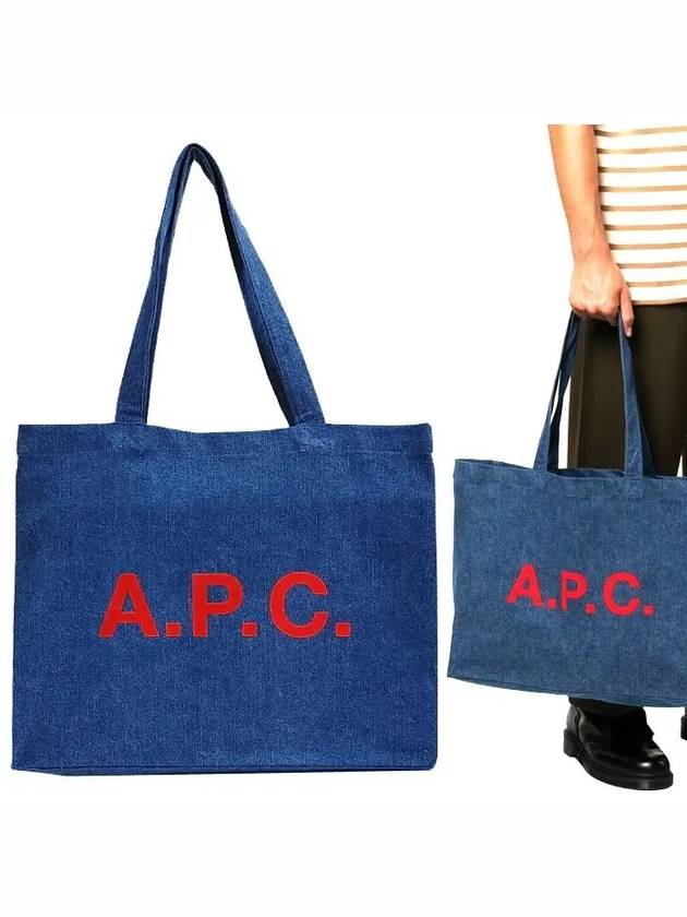 Diane Denim Tote Bag Blue - A.P.C. - BALAAN 2