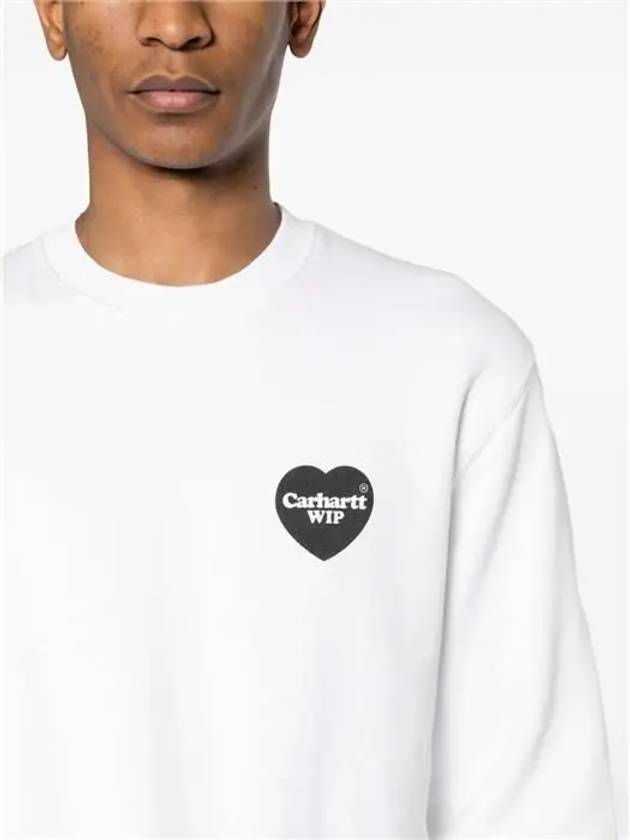 WIP I033246 00A Heart Bandana Logo Sweatshirt - CARHARTT - BALAAN 2