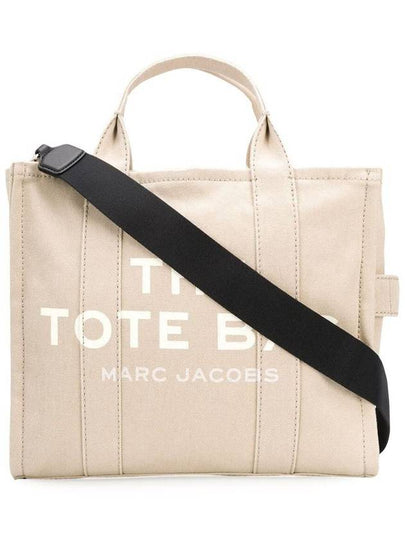 Logo Medium Canvas Tote Bag Beige - MARC JACOBS - BALAAN 2