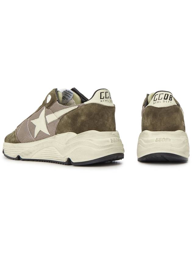 Running Sole Mesh Low Top Sneakers Olive Green - GOLDEN GOOSE - BALAAN 8