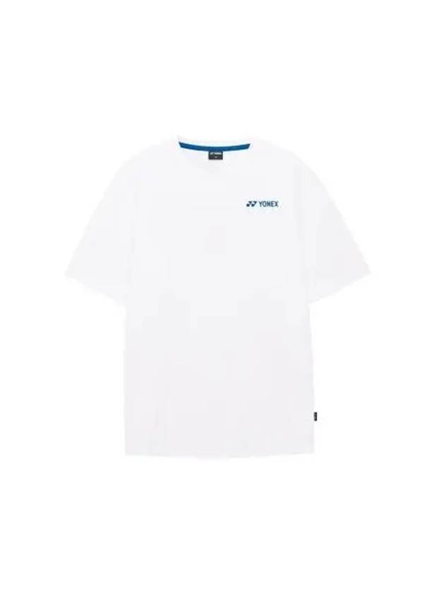 YONEX 243TS042U White Unisex Illustration Artwork Short Sleeve T Shirt - YOUNESS - BALAAN 1