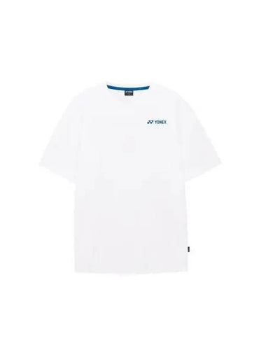 YONEX 243TS042U White Unisex Illustration Artwork Short Sleeve T Shirt - YOUNESS - BALAAN 1