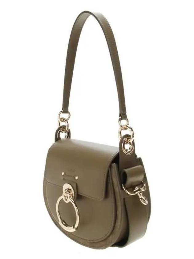 Tess Small Shoulder Bag Deep Khaki - CHLOE - BALAAN 3