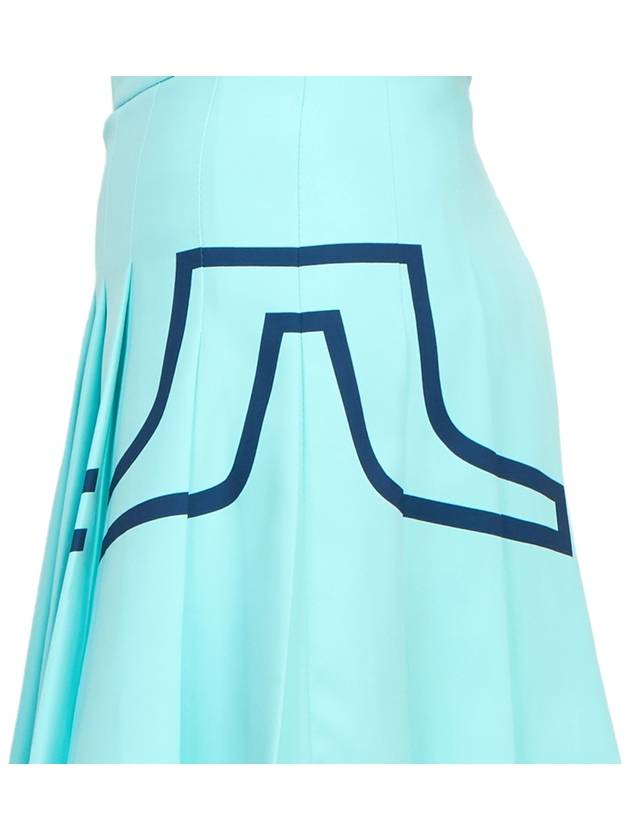 Naomi Pleated Skirt Aruba Blue - J.LINDEBERG - BALAAN 10