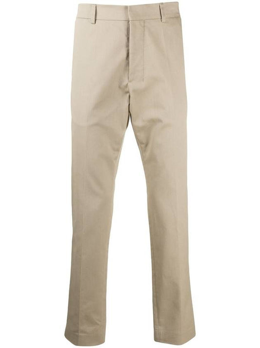 Tapered Chino Straight Pants Beige - AMI - BALAAN 2