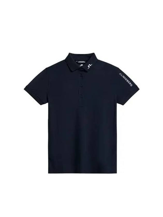 Women's Tour Tech Golf Polo Navy - J.LINDEBERG - BALAAN 2