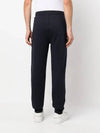 Men's Diagonal Raised Fleece Track Pants Navy - CP COMPANY - BALAAN 4