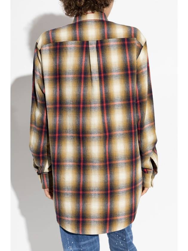 Dsquared2 Checkered Shirt, Women's, Multicolour - DSQUARED2 - BALAAN 4