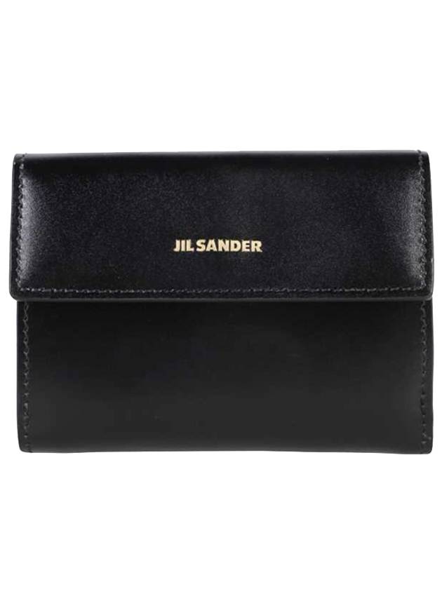 Logo Baby Bicycle Wallet Black - JIL SANDER - BALAAN.