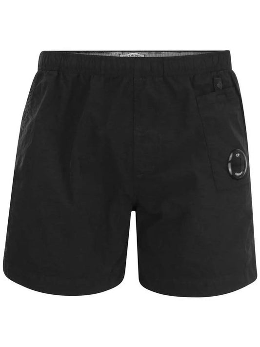 Lens Pocket Swim Shorts Black - CP COMPANY - BALAAN 2