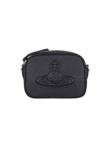 Anna Leather Cross Bag Black - VIVIENNE WESTWOOD - BALAAN 1