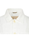 Men's Linen ShirtType Jacket MMCON5T61 100 - AT.P.CO - BALAAN 4