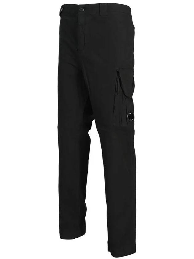 11Th Anniversary Lens Wappen Pocket Straight Pants Black - CP COMPANY - BALAAN 4