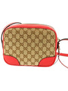 GG Disco Canvas Cross Bag Beige Red - GUCCI - BALAAN 3