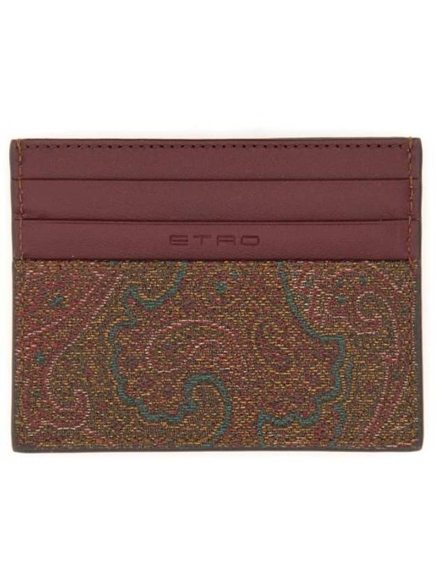 Paisley Embroidered Logo Card Case 1H76978630600 B0710440173 - ETRO - BALAAN 3