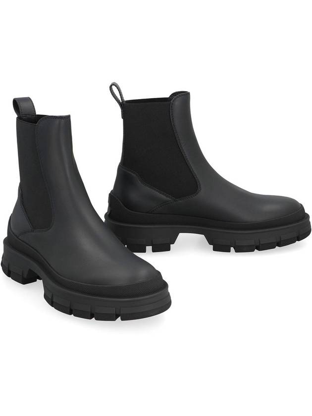 Hevea leather Chelsea boots black - MONCLER - BALAAN 3