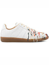 Replica Paint Drop Low Top Sneakers White - MAISON MARGIELA - BALAAN 3