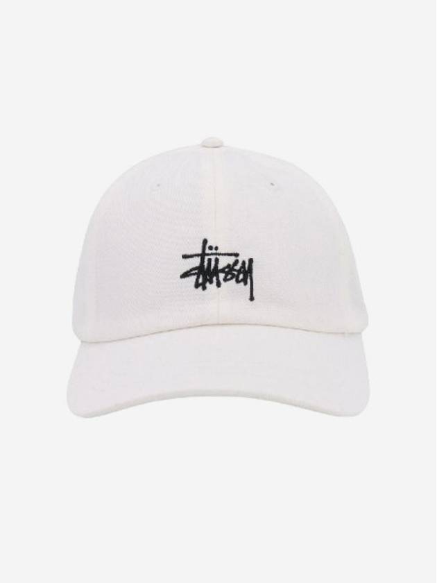 Basic Stock Low Pro Ball Cap Natural - STUSSY - BALAAN 2