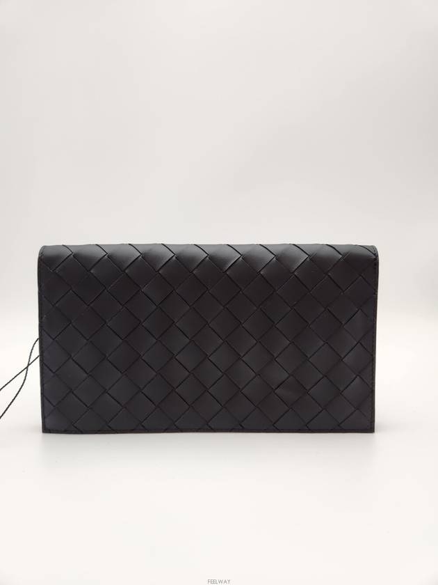 Daol Beomeo Branch Bottega Intrecciato Zipper Around Long Wallet Black Condition S - BOTTEGA VENETA - BALAAN 2