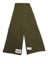 Logo Patch Wool Scarf Green - JIL SANDER - BALAAN 2