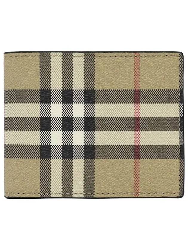 Vintage Check Slim Half Wallet Beige - BURBERRY - BALAAN 2