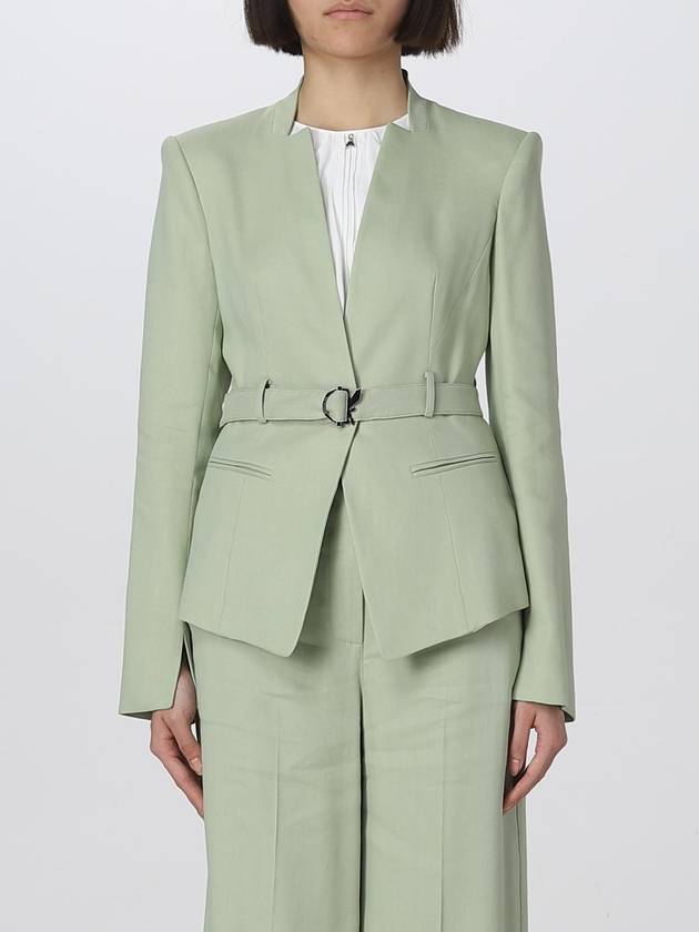 Blazer Patrizia Pepe in twill di viscosa e lino - PATRIZIA PEPE - BALAAN 1