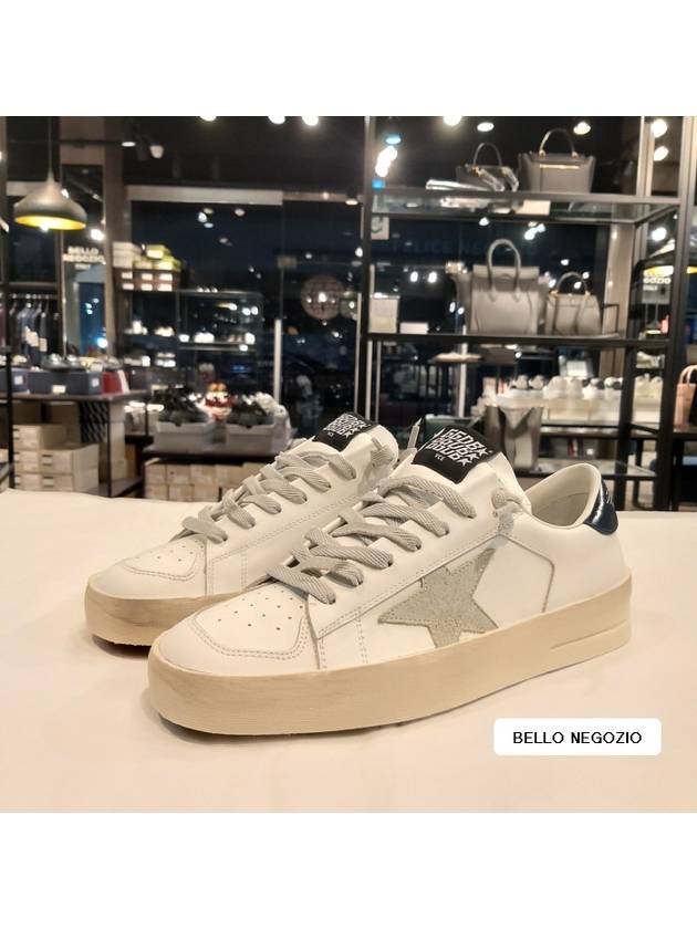 Stardan Black Tab Low Top Sneakers White - GOLDEN GOOSE - BALAAN 2