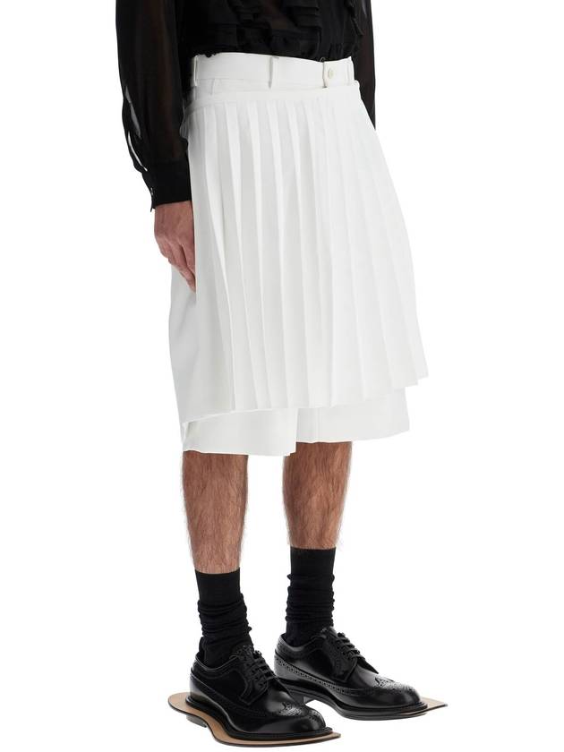 kilt panel bermuda shorts with - COMME DES GARCONS - BALAAN 2