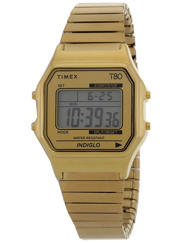 Timex T80 Alarm Quartz Digital Unisex Watch TW2W68100 - TIMEX - BALAAN 1