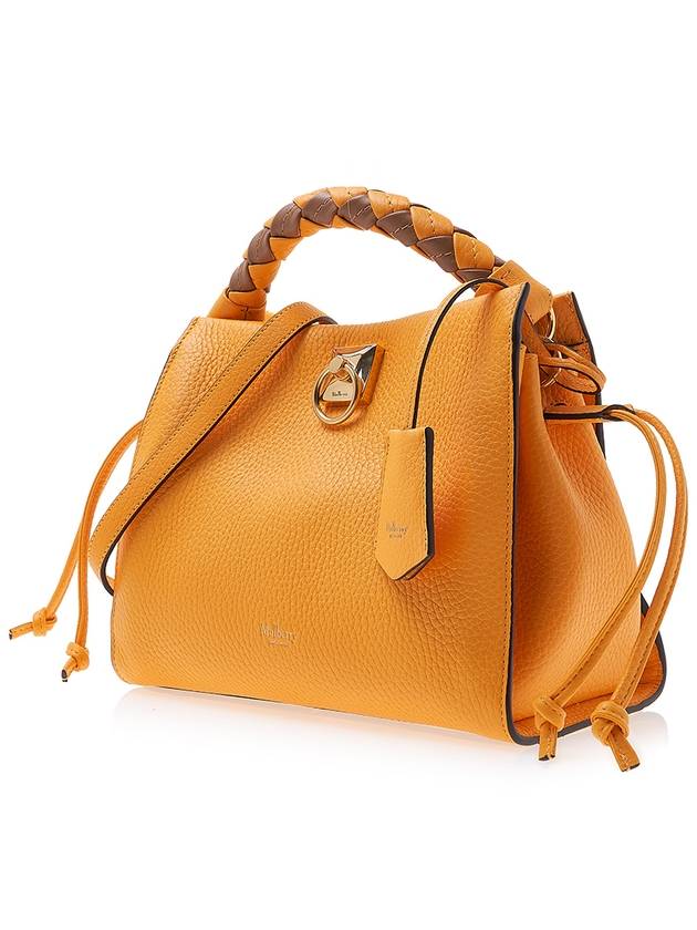 Iris Small Heavy Grain Shoulder Bag Yellow - MULBERRY - BALAAN 3