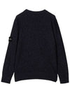 Kids Waffen Crew Neck Knit Black 7516512D1 V0029 - STONE ISLAND - BALAAN 3