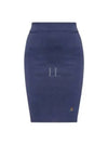 Embroidered ORB Pencil Skirt Navy - VIVIENNE WESTWOOD - BALAAN 2