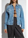 Regular Fit Denim Jacket Light Blue - ACNE STUDIOS - BALAAN 5