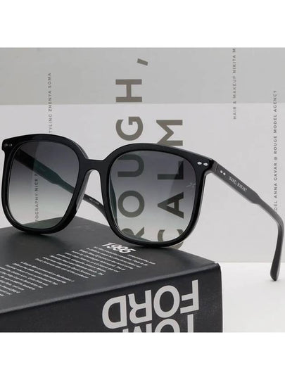 Sunglasses IM0008GS 8079O oversized black horn rim - ISABEL MARANT - BALAAN 2