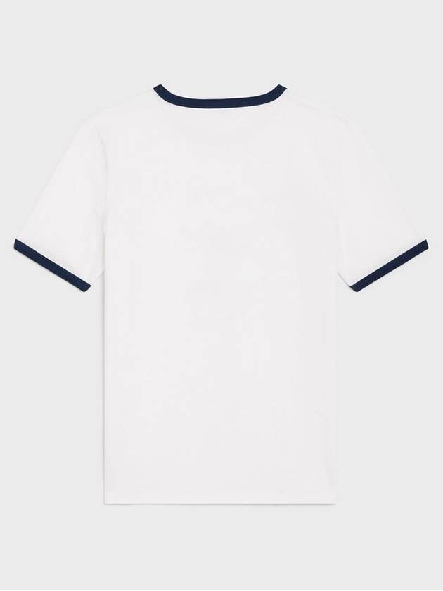 Paris T-Shirt in Cotton Jersey Black White - CELINE - BALAAN 4